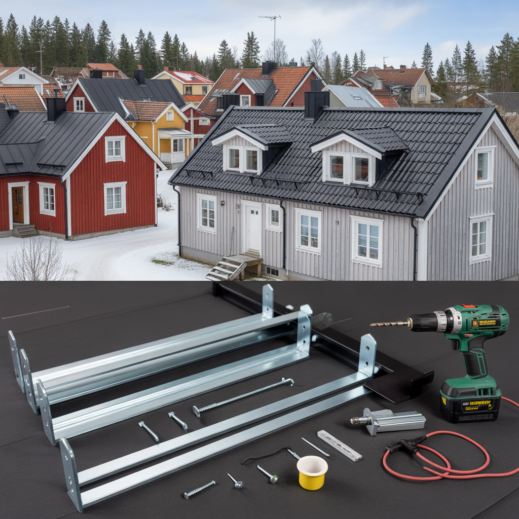 snorasskydd pa tak kostnad och monteringsguide